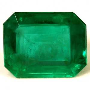 Szmaragd 1,15 ct, zielony, szlif szmaragdowy