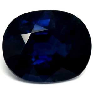 Szafir 1,54 ct, niebieski, szlif owalny