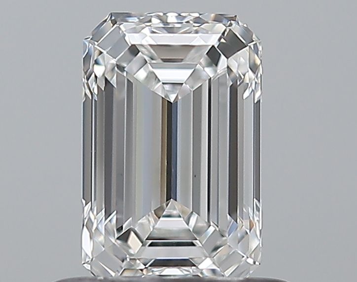 Diamant Émeraude 0.70 ct - Couleur F - Pureté VS1