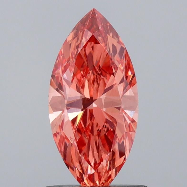 1.02 CT Fancy Intense Brown Pink MARQUISE