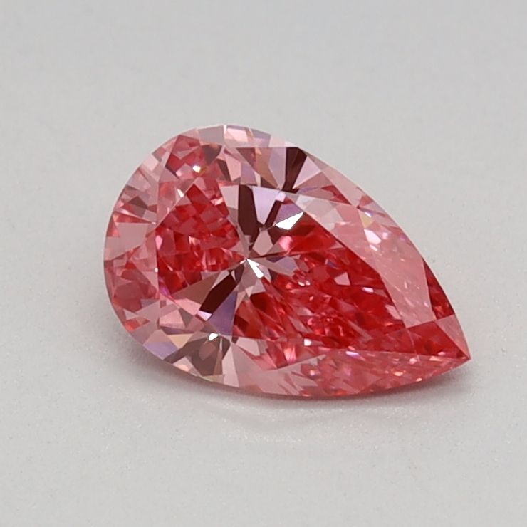 0.42 CT Fancy Vivid Pink PEAR
