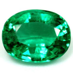 Szmaragd 1,57 ct, zielony, szlif owalny