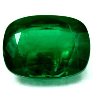 Szmaragd 3,48 ct, zielony, szlif cushion