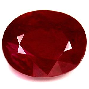 RUBY FACETED 0.79ct RED Pigeon Blood Red SI REST_OF_AFRICA HEATED