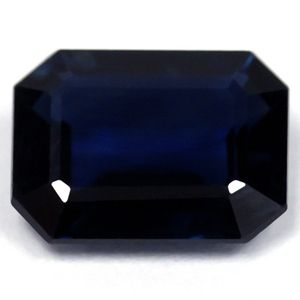 Szafir 1,63 ct, niebieski, szlif szmaragdowy