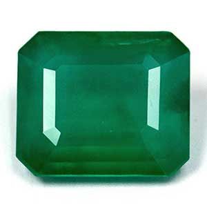 Szmaragd 10,29 ct, zielony, szlif szmaragdowy