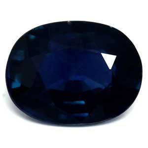 Szafir 1,28 ct, niebieski, szlif owalny