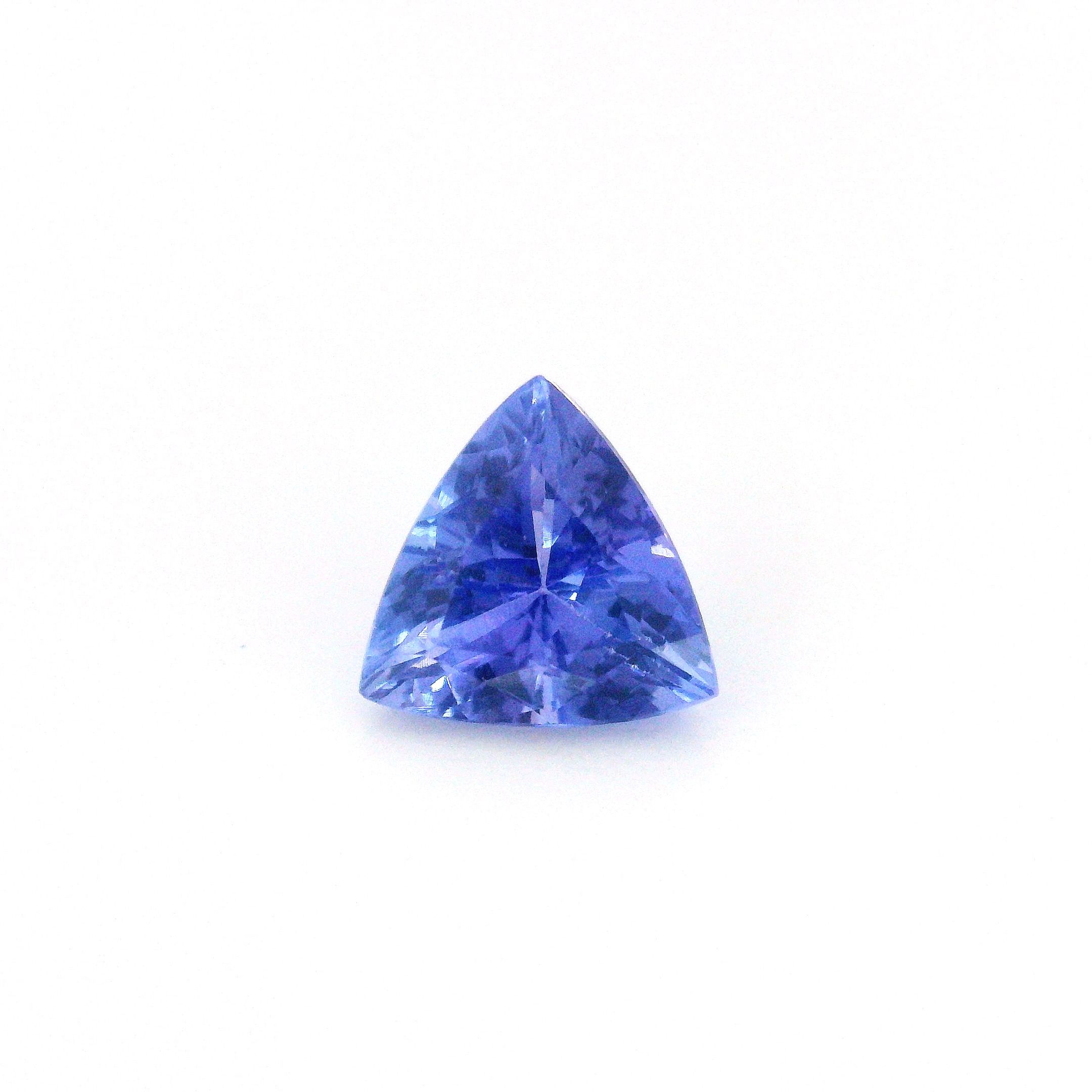 Tanzanit 1,91 ct, niebieski, szlif trójkątny