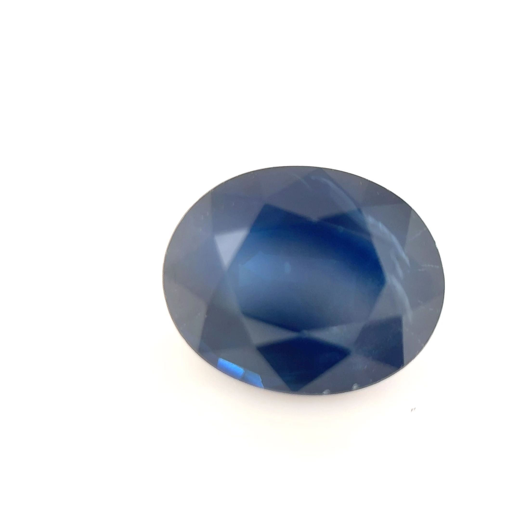 SAPPHIRE FACETED 2.75ct BLUE Deep EC THAILAND HEATED