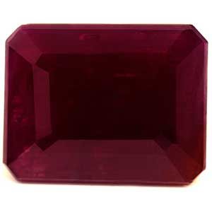 Rubin 7,95 ct, czerwony, szlif szmaragdowy