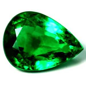 Szmaragd 1,94 ct, zielony, szlif gruszka