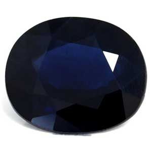 SAPPHIRE FACETED 2.55ct BLUE Navy Blue EC MADAGASCAR HEATED