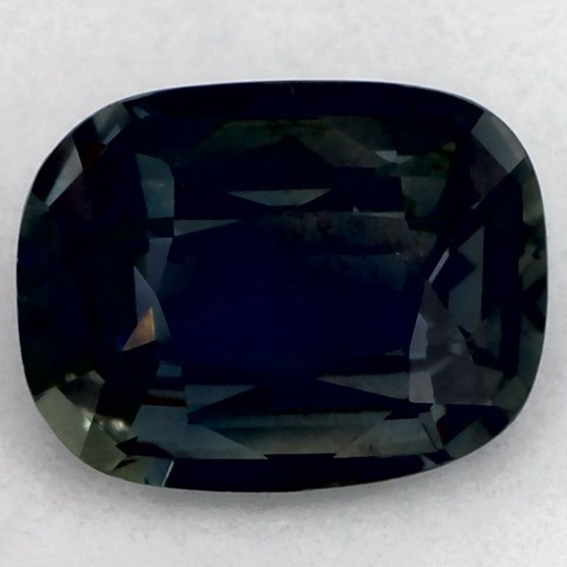 Szafir 1,16 ct, zielony, szlif cushion