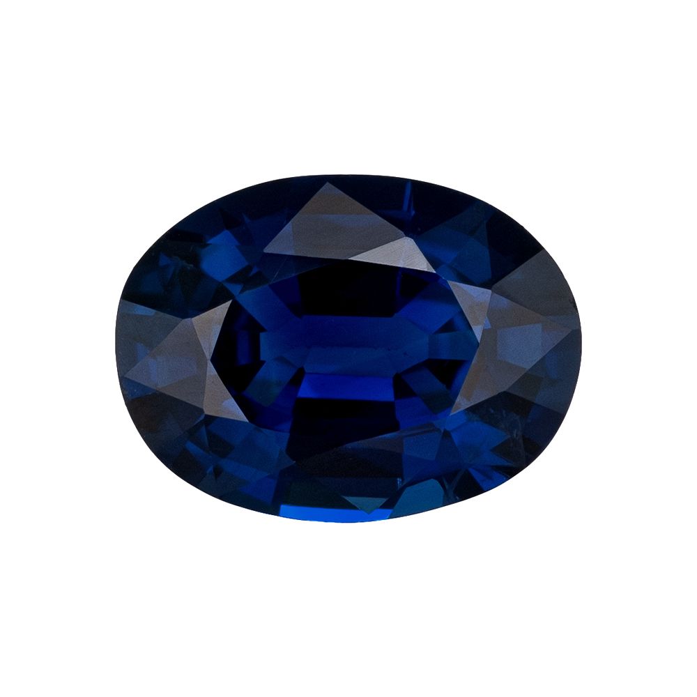 SAPPHIRE FACETED 1.62ct BLUE SI MADAGASCAR HEATED