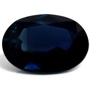 SAPPHIRE FACETED 0.94ct BLUE Deep Blue EC MADAGASCAR NONE