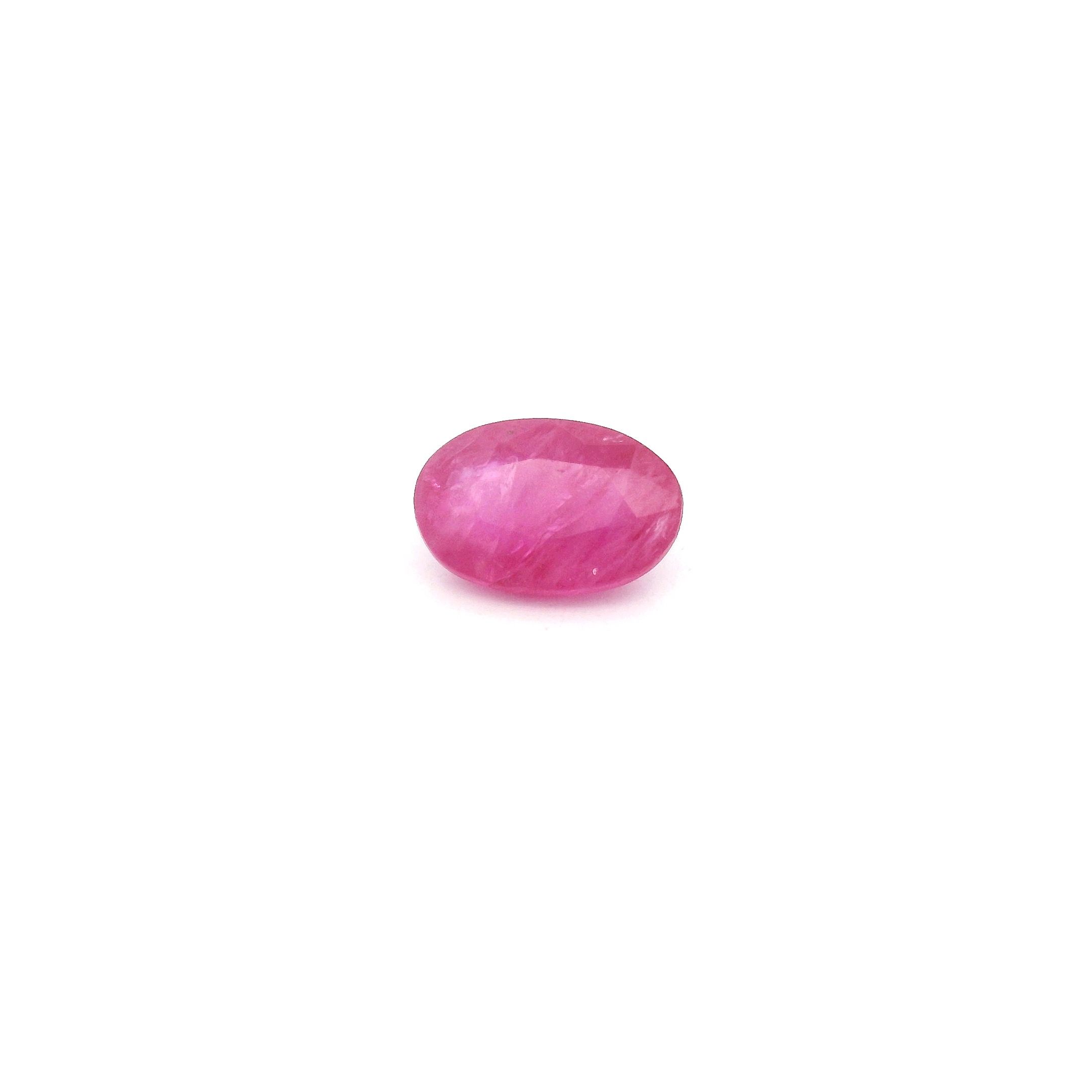RUBY FACETED 0.63ct RED Medium Intense MI MOZAMBIQUE HEATED