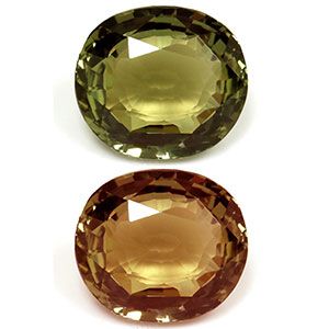 Aleksandryt 2,04 ct, zielony, szlif cushion