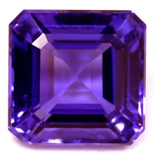 Tanzanit 8,01 ct, niebieski, szlif szmaragdowy