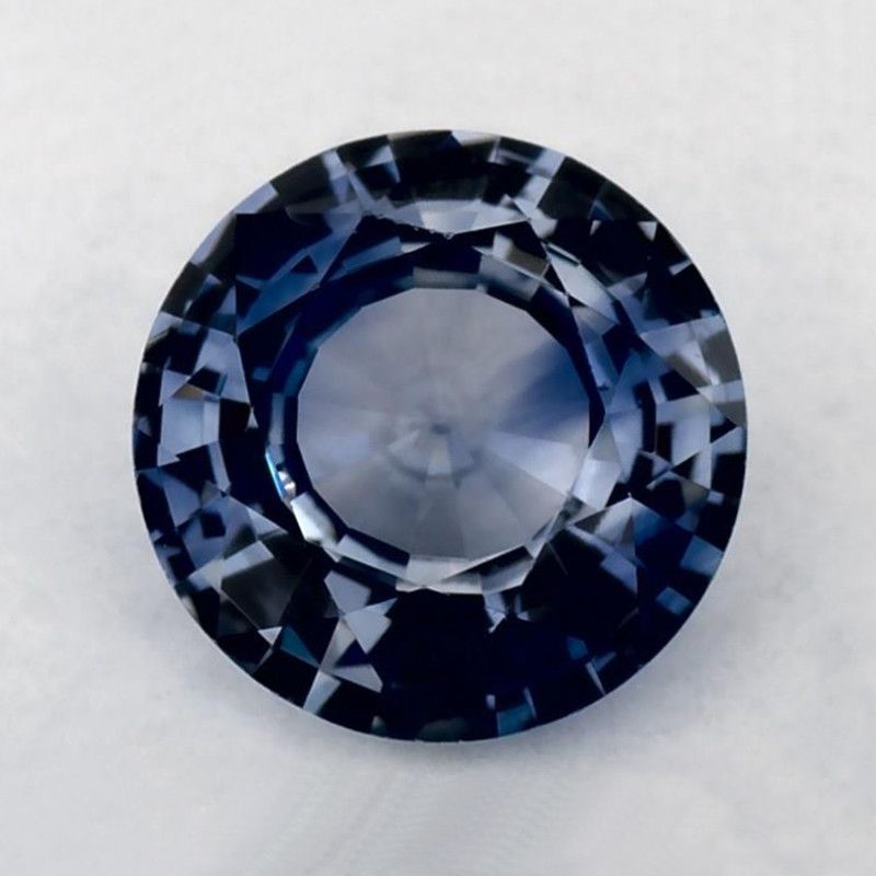 Szafir 1,18 ct, niebieski, szlif okrągły