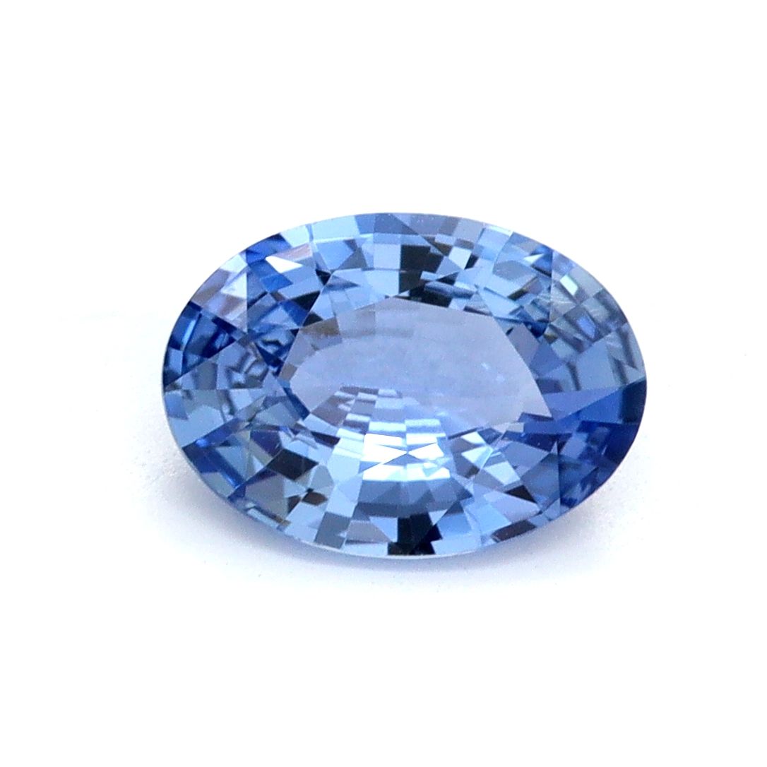 SAPPHIRE FACETED 0.75ct BLUE EC SRILANKA HEATED