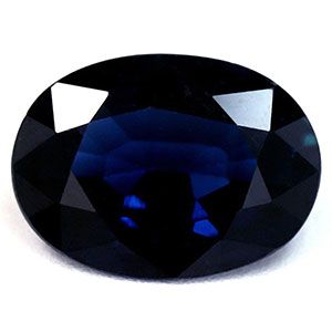 Szafir 1,94 ct, niebieski, szlif owalny