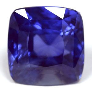 Szafir 5,72 ct, niebieski, szlif cushion