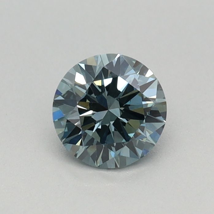 0.33 CT Fancy Intense Green Blue ROUND