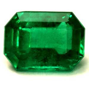 Szmaragd 2,08 ct, zielony, szlif szmaragdowy