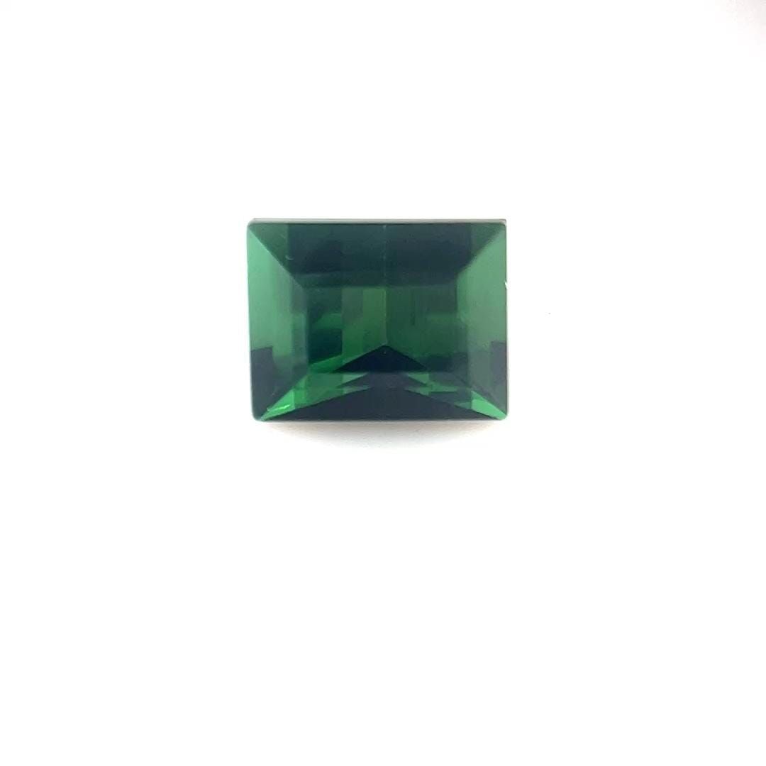 Turmalin 1,23 ct, zielony, szlif bagietka
