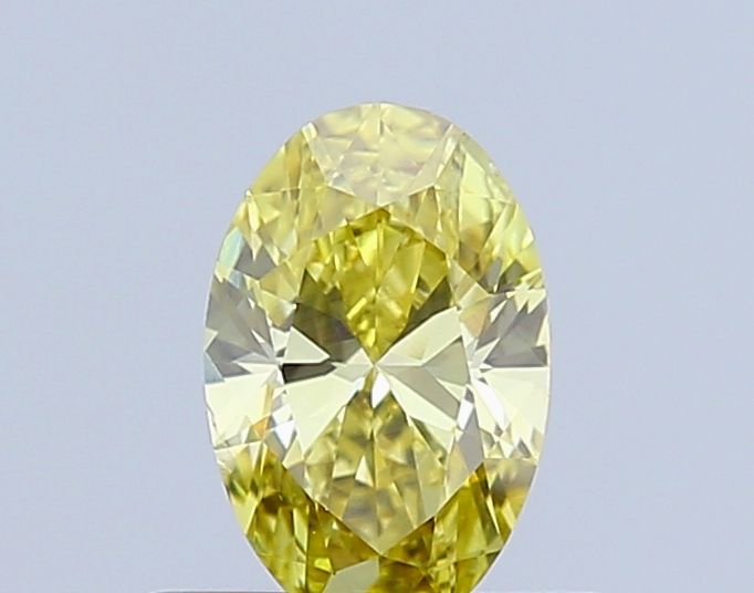 0.45 CT Fancy Vivid Yellow OVAL