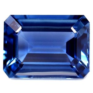 SAPPHIRE FACETED 1.7ct BLUE Intense Blue EC THAILAND NONE