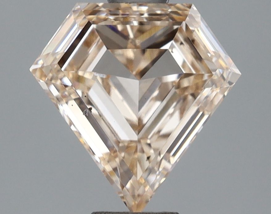 1.0 CT Fancy Light Brown Orange PENTAGONAL