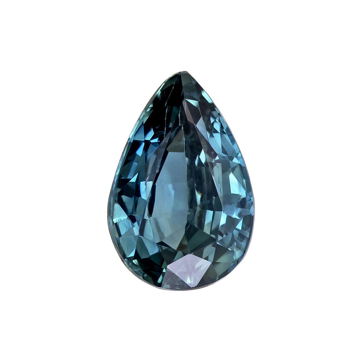 SAPPHIRE FACETED 1.1ct TEAL SI MADAGASCAR HEATED