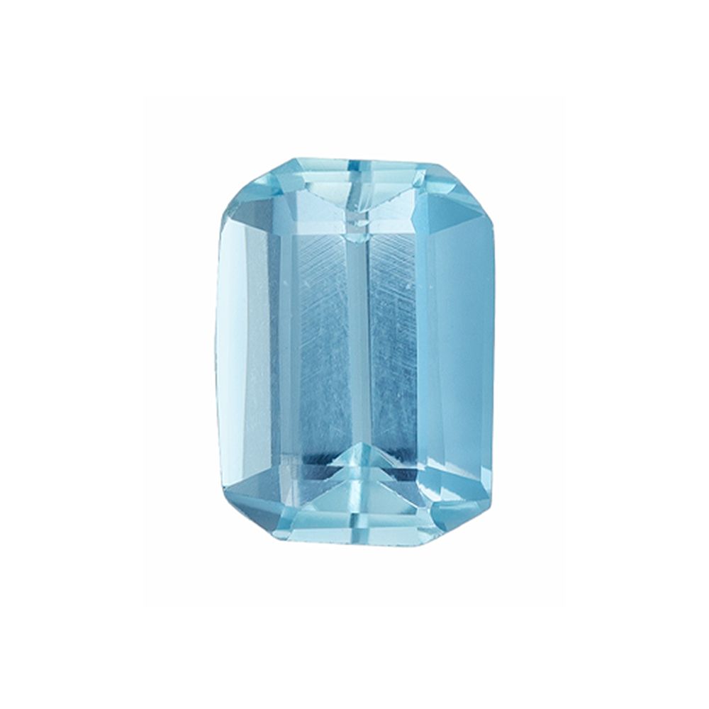 AQUAMARINE FACETED 0.77ct BLUE EC MOZAMBIQUE HEATED