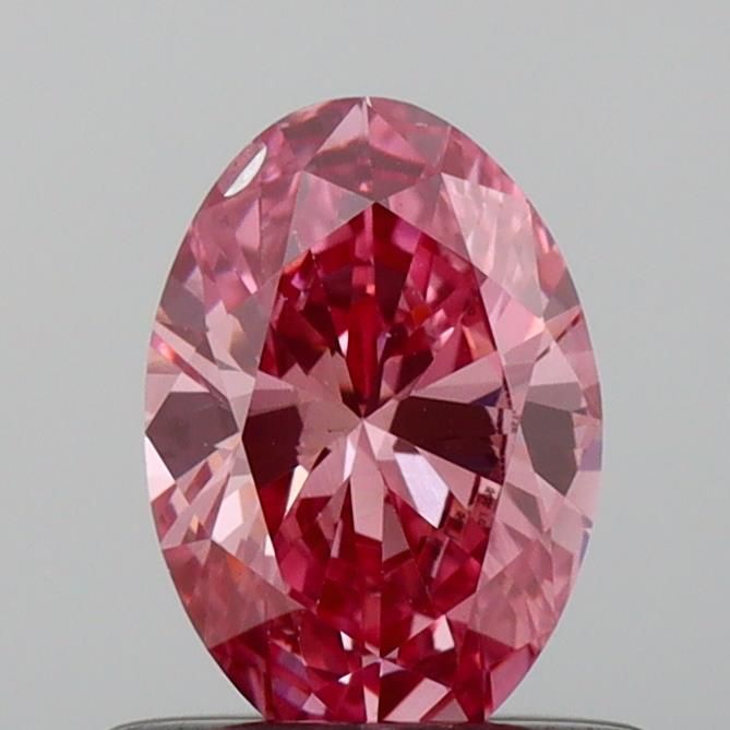 0.52 CT Fancy Vivid Pink OVAL