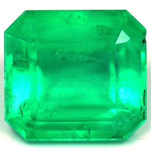 Szmaragd 2,88 ct, zielony, szlif szmaragdowy