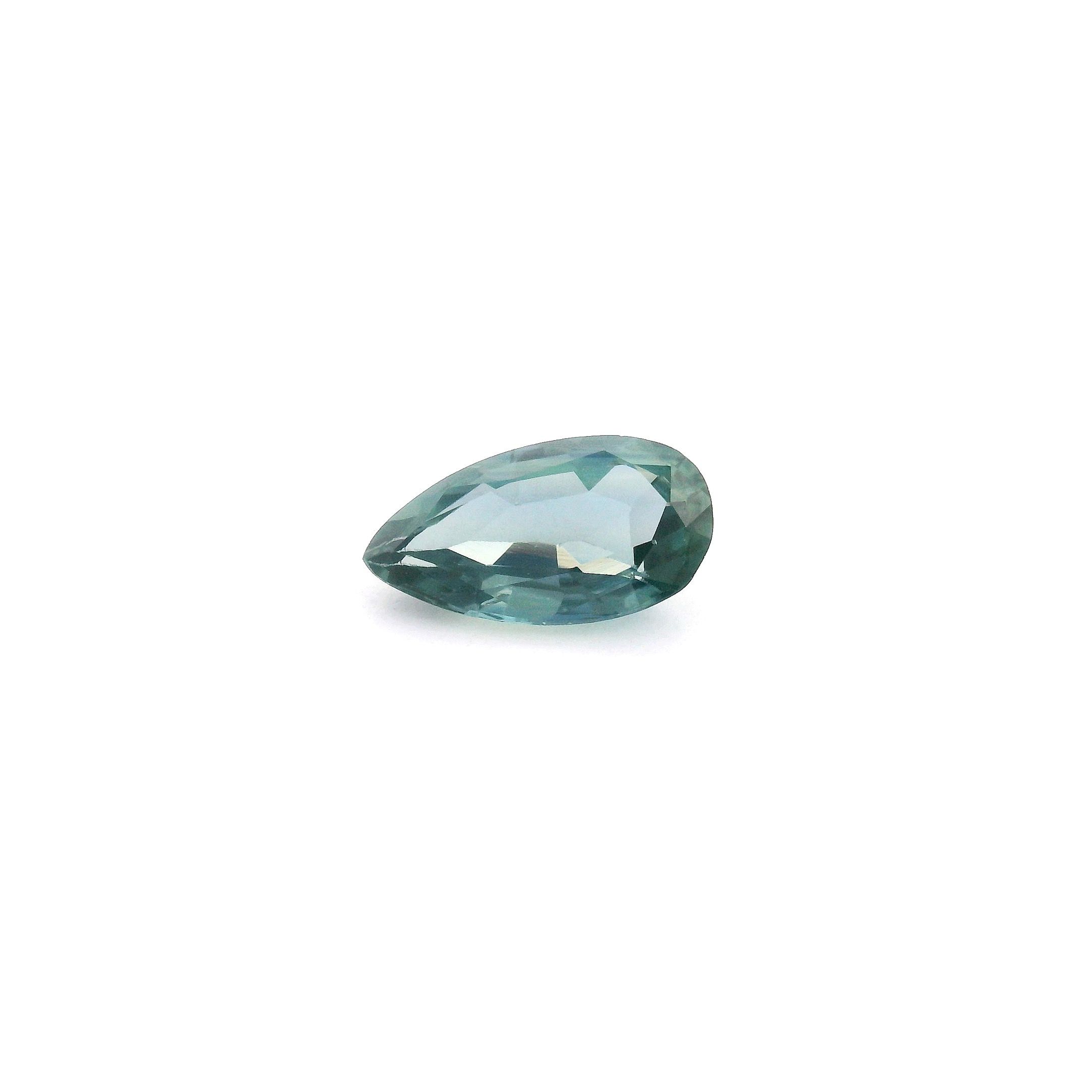 SAPPHIRE FACETED 0.85ct TEAL Light SI MADAGASCAR NONE