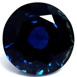 SAPPHIRE FACETED 0.84ct BLUE Deep Blue EC MADAGASCAR HEATED