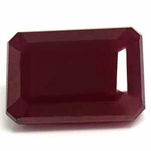 Rubin 3,14 ct, czerwony, szlif szmaragdowy