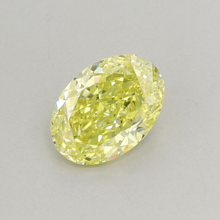 0.51 CT Fancy Vivid Yellow OVAL