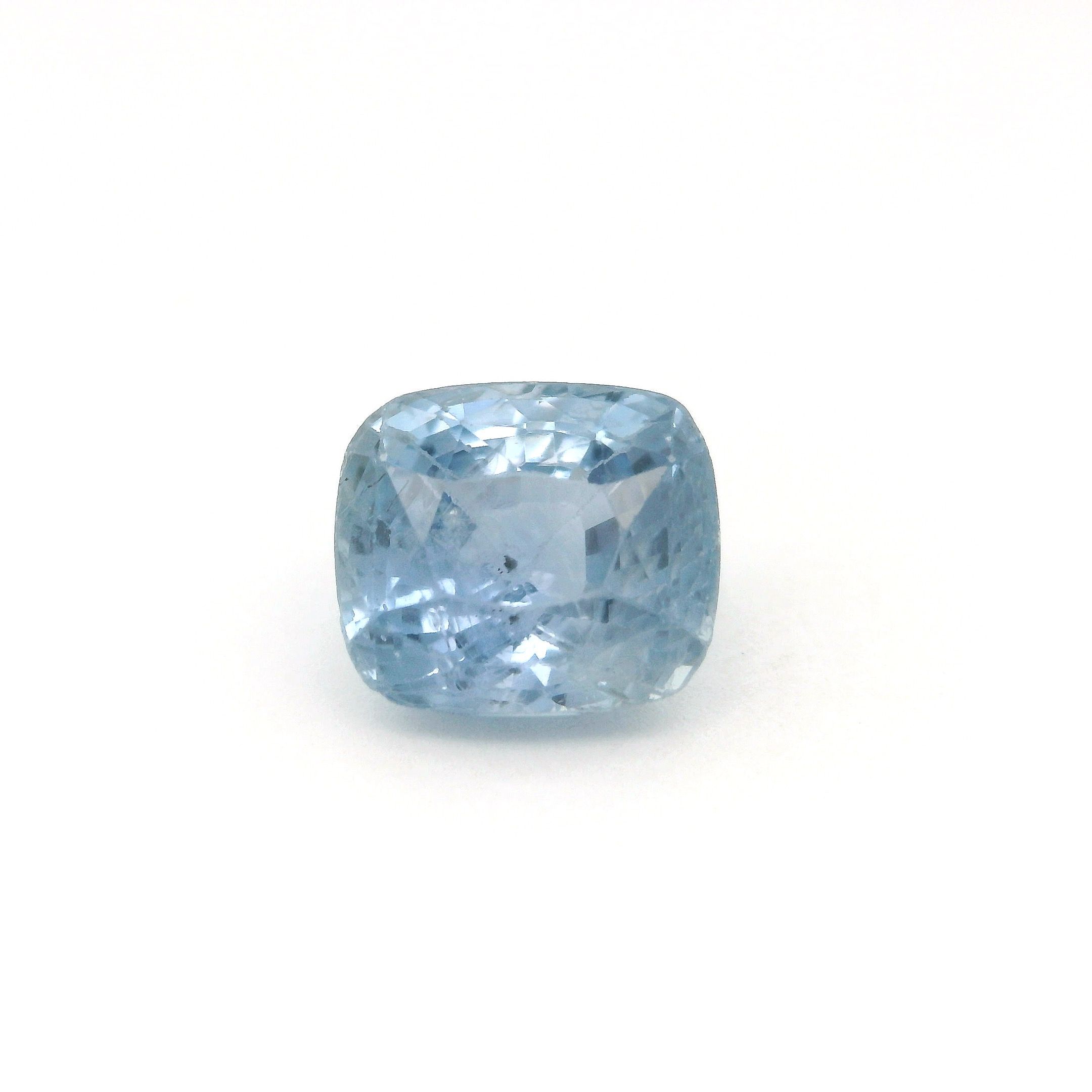 Szafir 3,70 ct, niebieski, szlif cushion