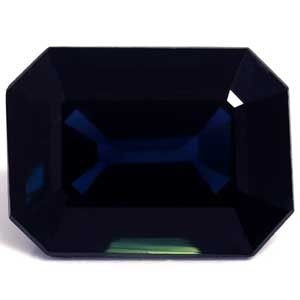 Szafir 1,87 ct, niebieski, szlif szmaragdowy