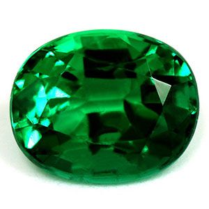 Szmaragd 1,61 ct, zielony, szlif owalny