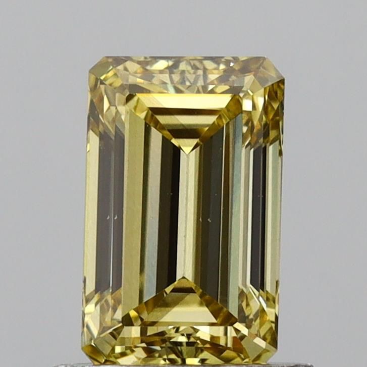 1.0 CT Fancy Vivid Yellow EMERALD