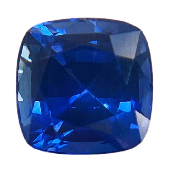 Szafir 1,62 ct, niebieski, szlif cushion