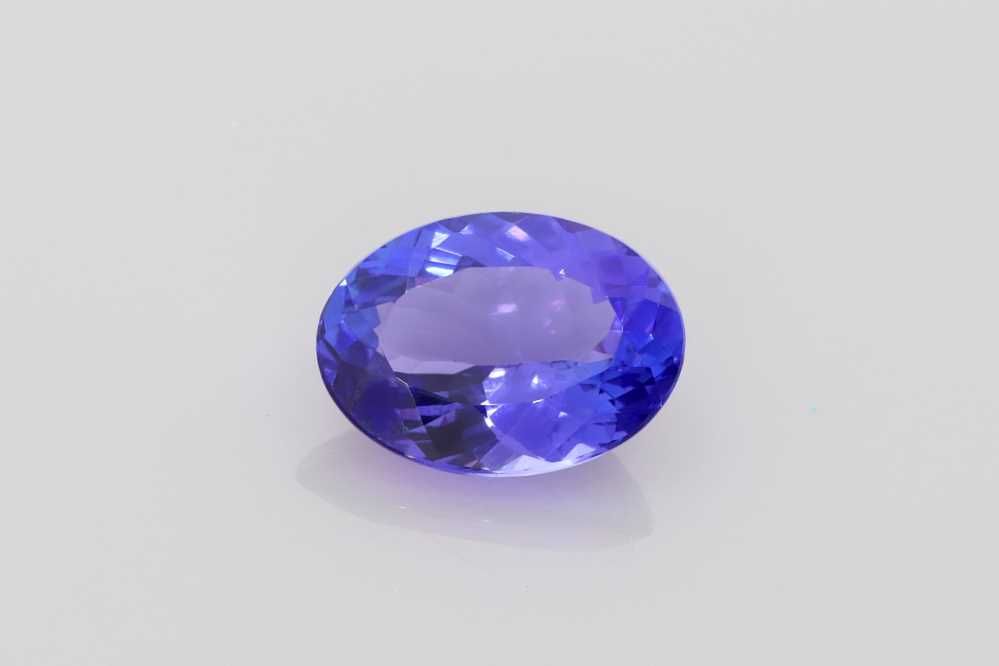 Tanzanit 2,94 ct, niebieski, szlif owalny