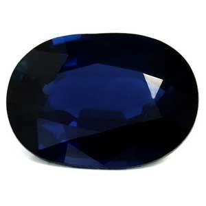 Szafir 2,13 ct, niebieski, szlif owalny