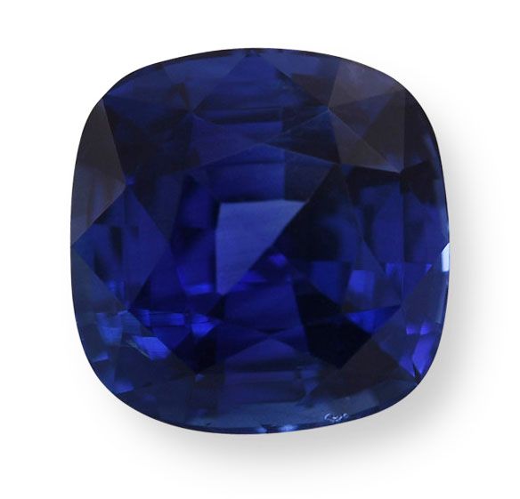 Szafir 3,40 ct, niebieski, szlif cushion