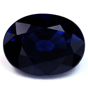 SAPPHIRE FACETED 2.59ct BLUE Deep Blue EC MADAGASCAR NONE