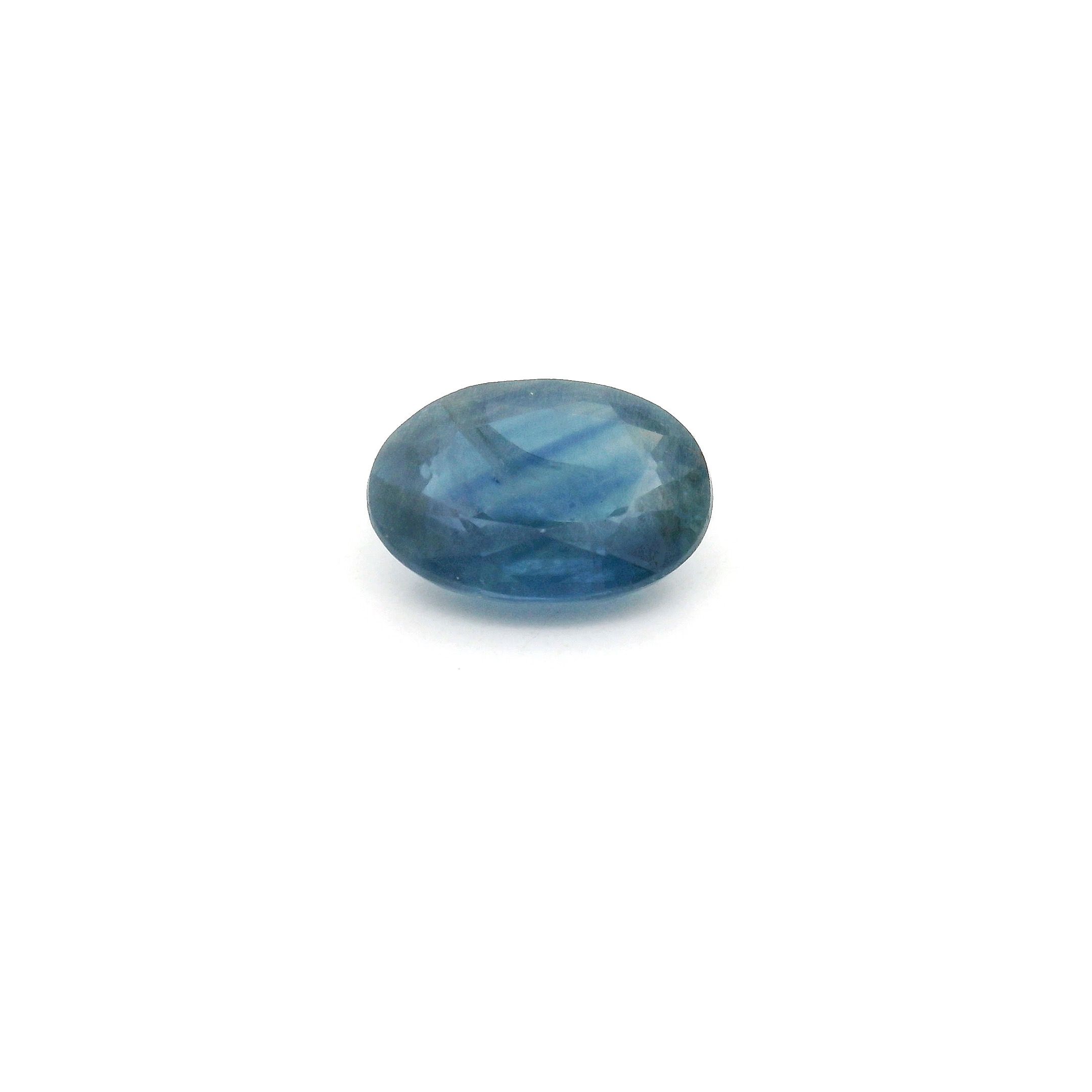 Szafir 1,40 ct, niebieski, szlif owalny